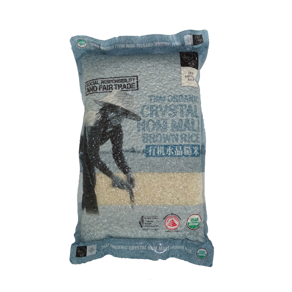 Organic Hom Mali Crystal Brown Rice